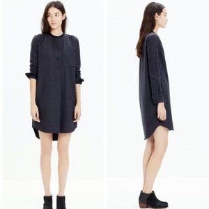 Madewell Latitude Flannel Shirt Dress Size Small